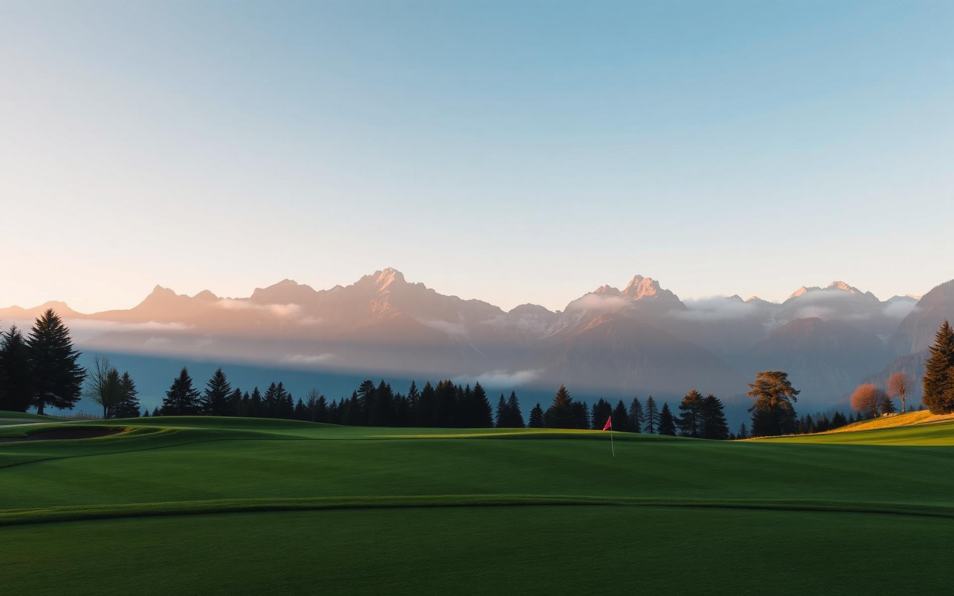 Golfplatz Schladming mit Dachstein Panorama